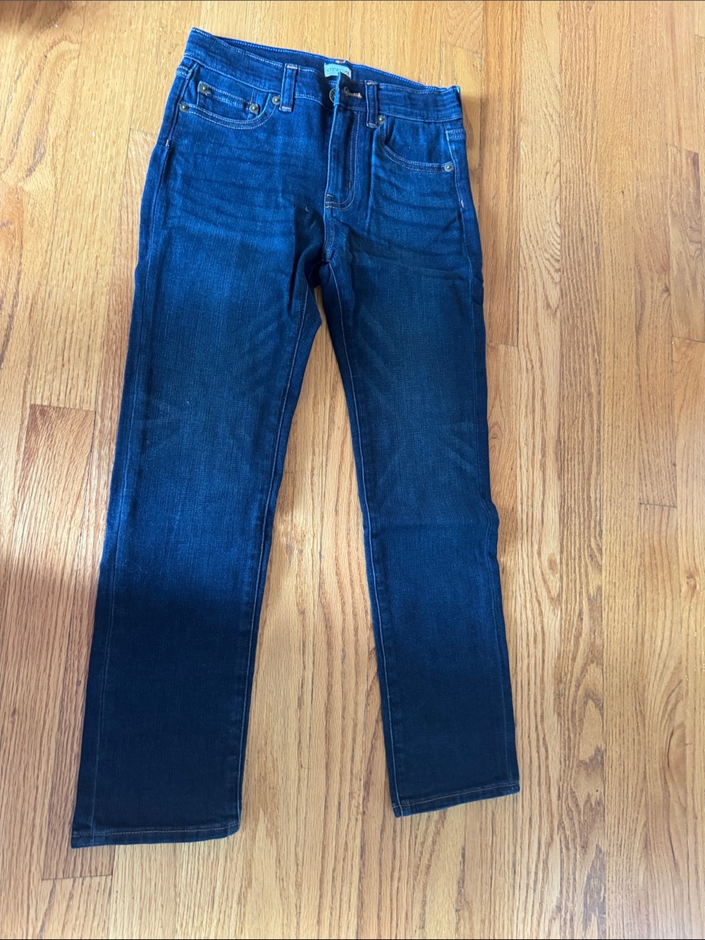 Boys Dark Blue Slim Fit Jeans